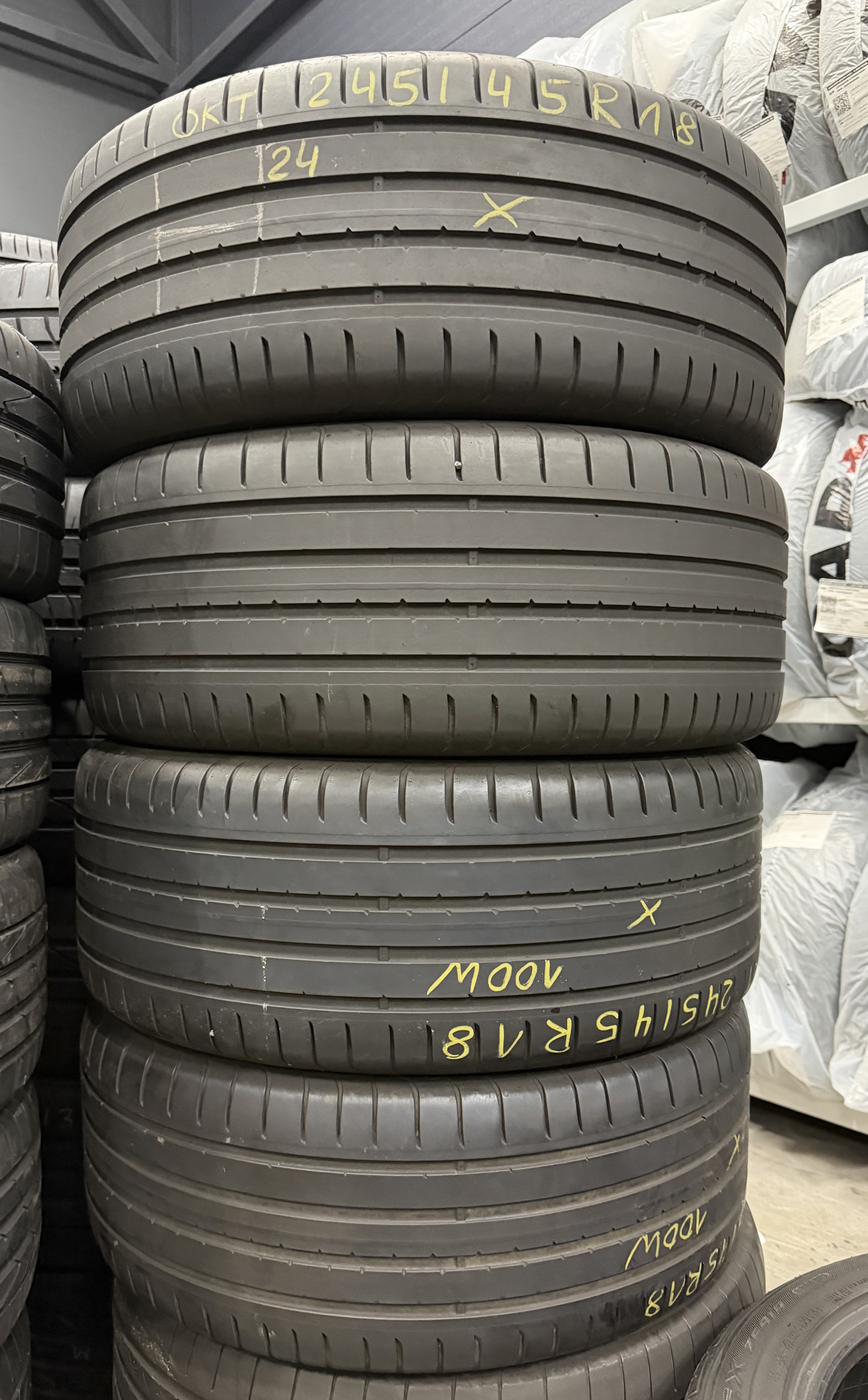 Шини б\у 245/45 R18